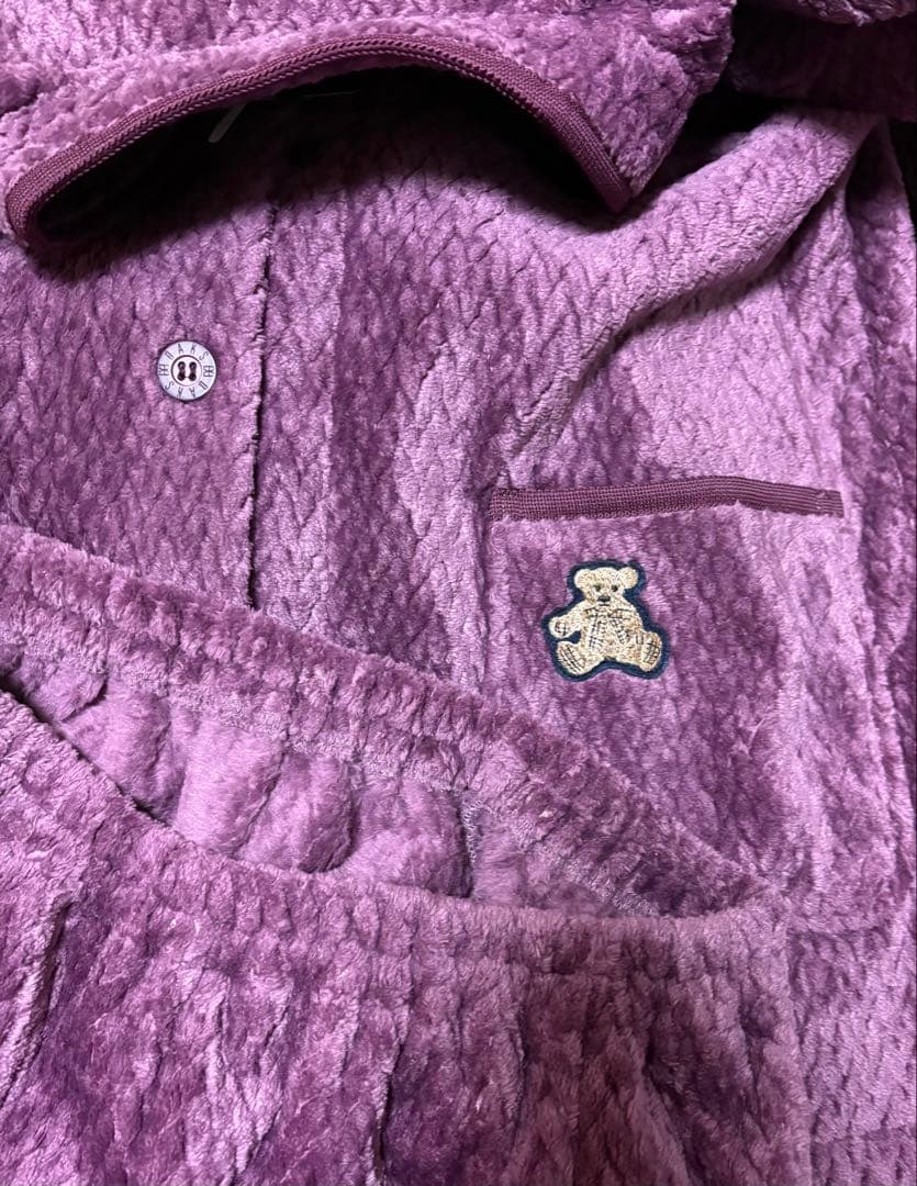 新品　タグ付き　ダックス　モコモコパジャマ　レディース　Lサイズ
