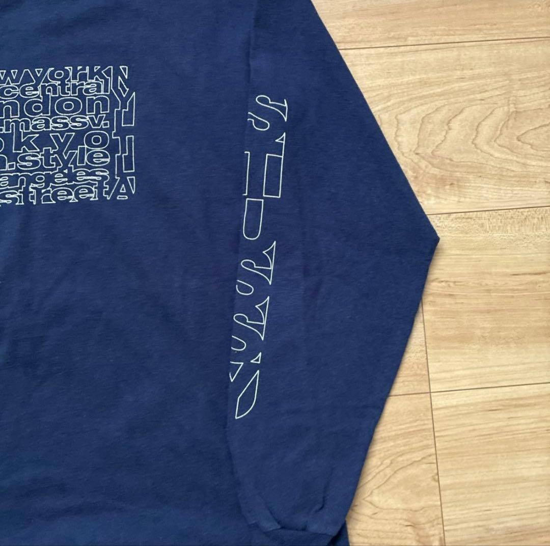 USA製 90s 00s OLD STUSSY ステューシー ロンT 銀タグ