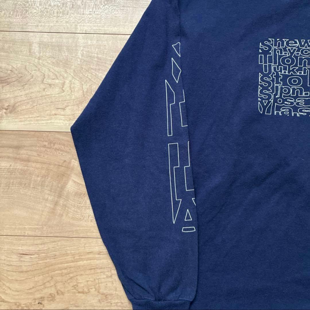 USA製 90s 00s OLD STUSSY ステューシー ロンT 銀タグ