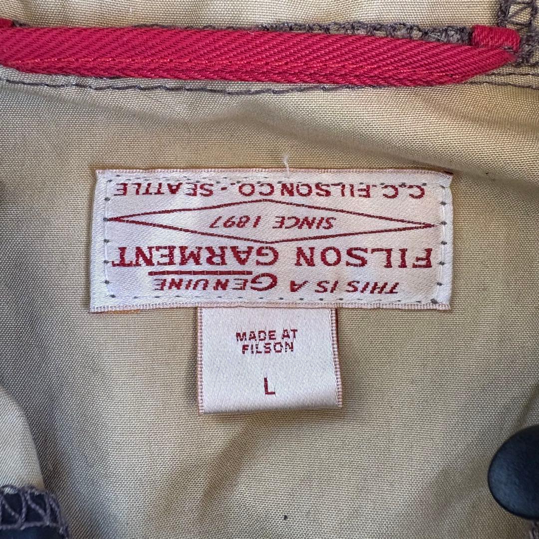 filson redwood コーティング加工アノラック