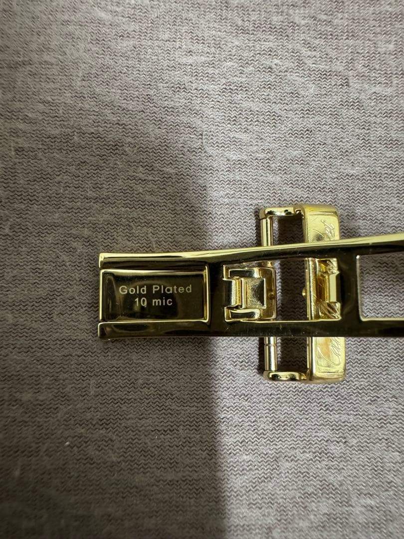 カミーユフォルネ　Dバックル　ゴールド18mm 旧ロゴ 刻印入り