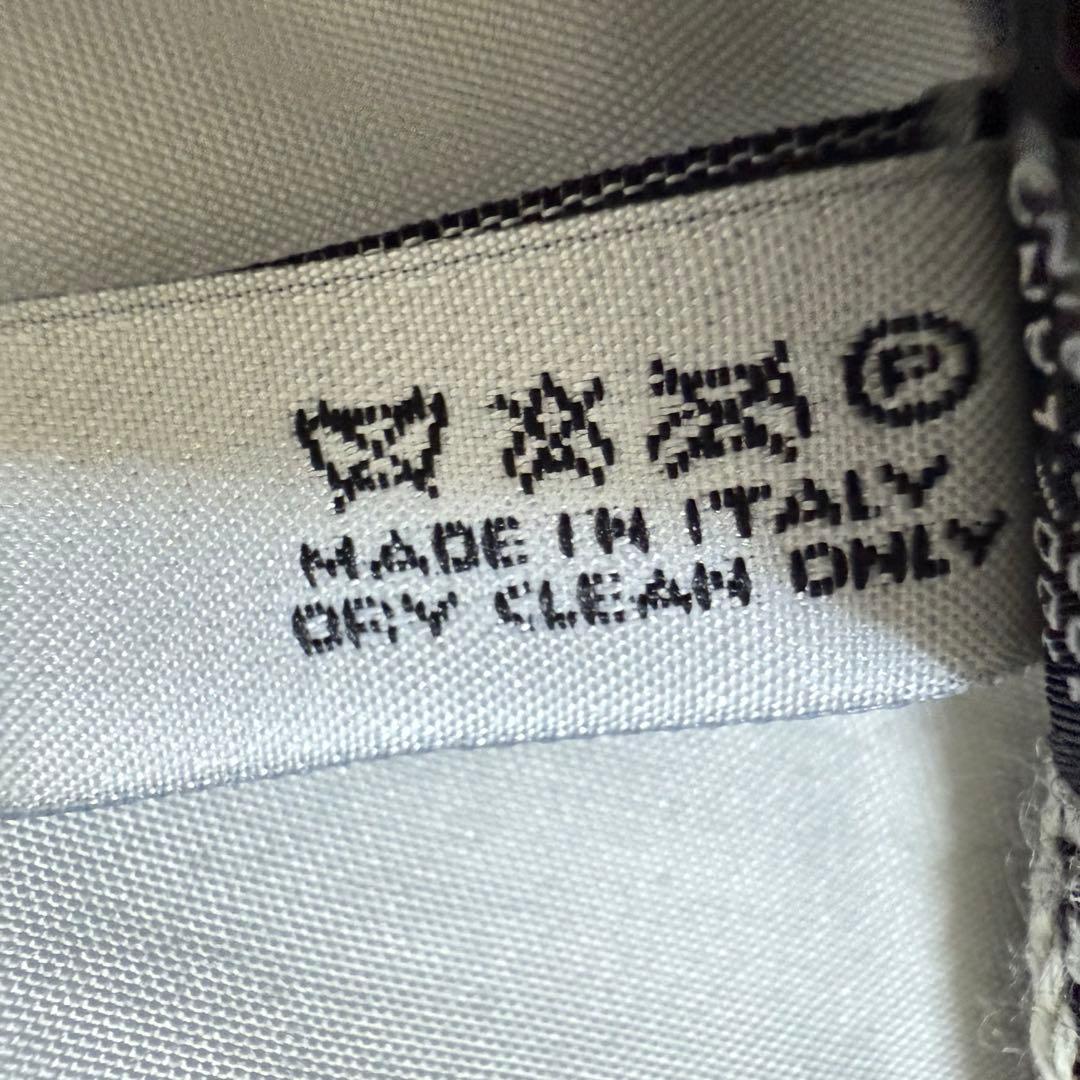 【激レア】Christian Dior マフラー トロッター柄 ウール 白黒