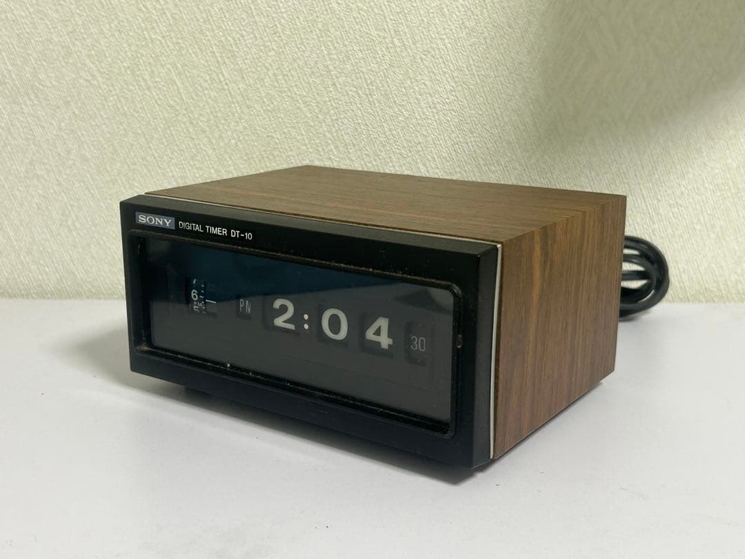 SONY デジタルタイマー DT-10 ウッド調 可動品