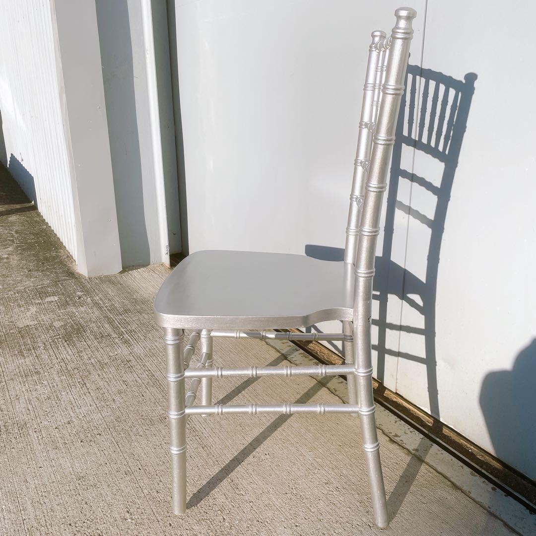 Flash Furniture フラッシュファニチャー キアバリチェア シルバー