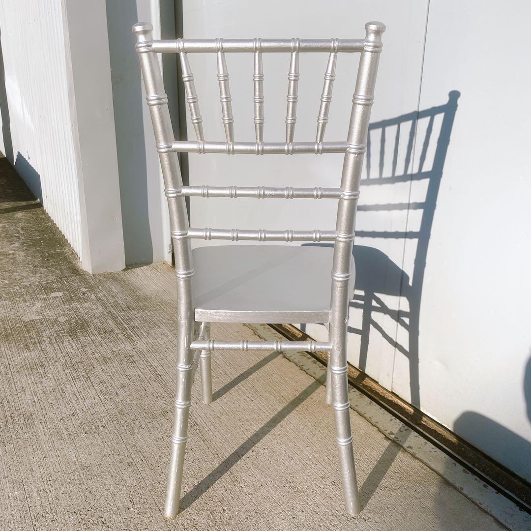 Flash Furniture フラッシュファニチャー キアバリチェア シルバー