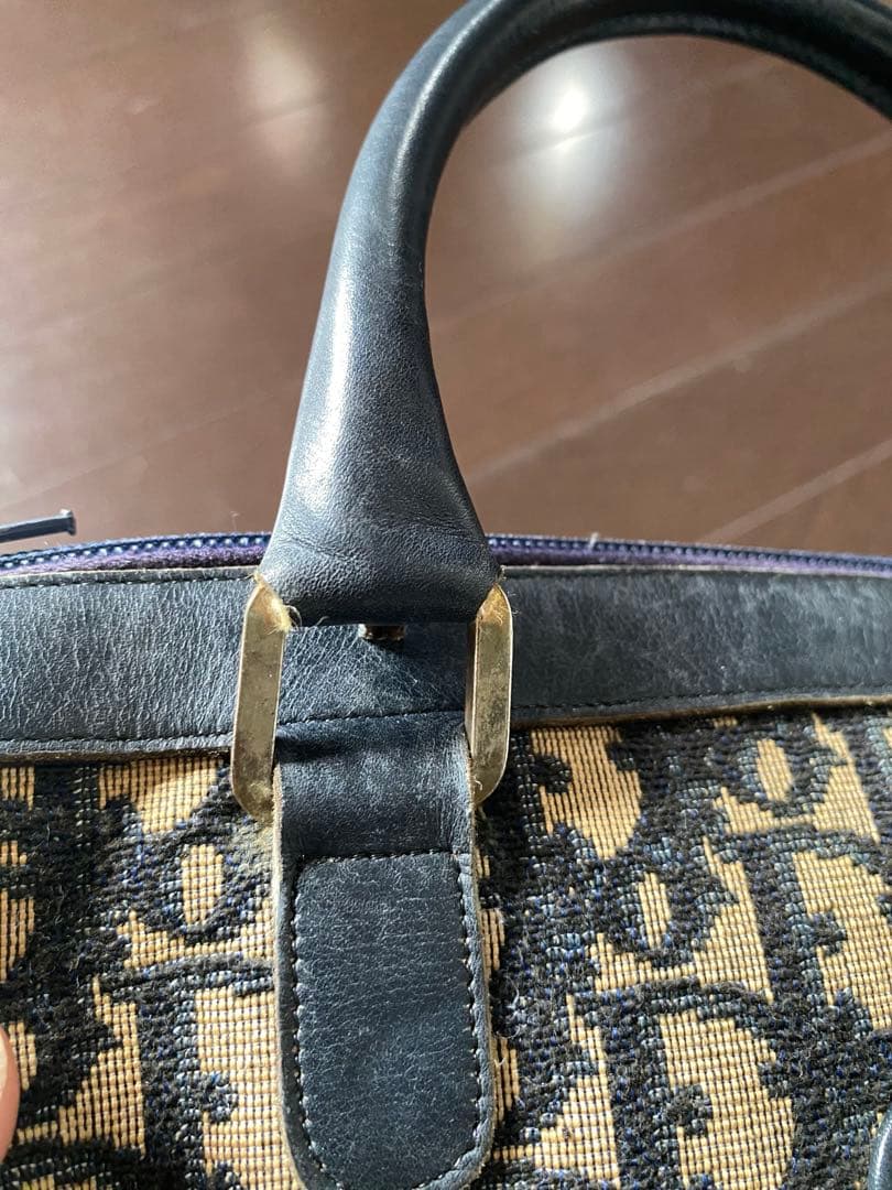 Christian Dior vintage ミニボストンバッグ トロッター柄