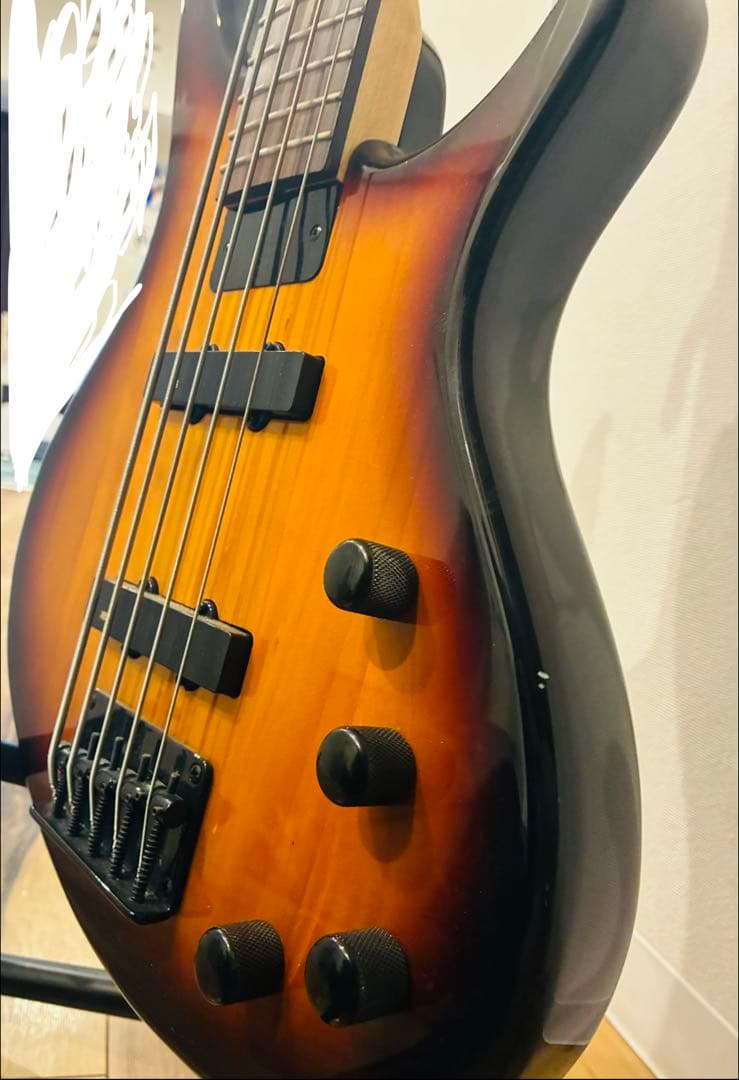 ベース Epiphone Toby Deluxe-V Vintage Sunburst