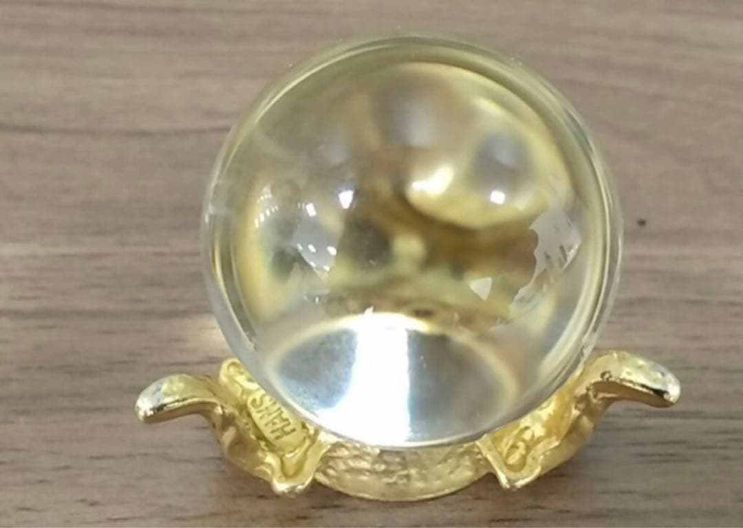 最高級 天然 水晶 如意宝珠台座付
