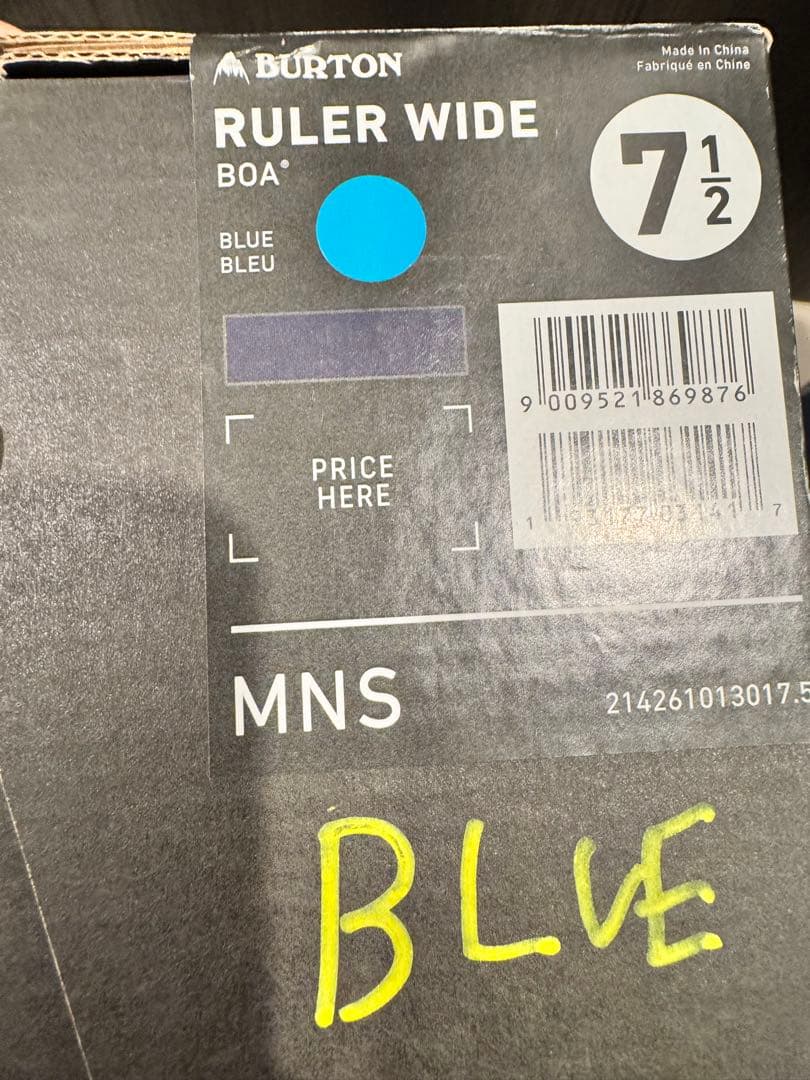 BURTON RILER WIDE スノーボードブーツ