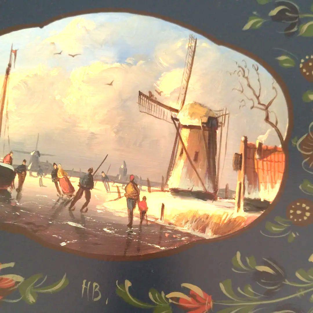 ヒンデローペン　H.B. ハウケ・ボーツマ \"オランダ 冬の風景\"