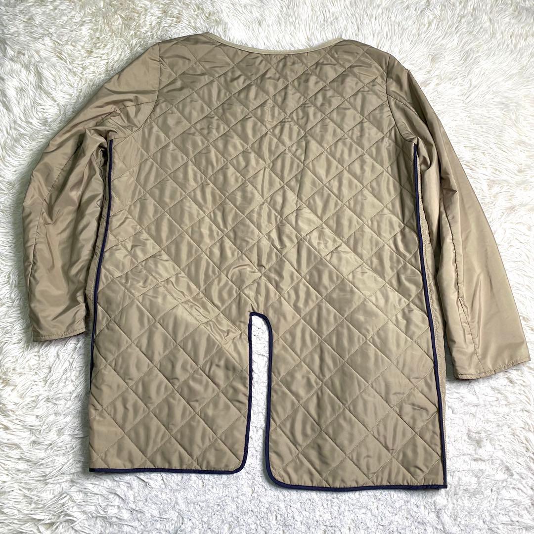 良品✨Etro ステンカラーコート ライナー ペイズリー 総柄 レザー 綿 L