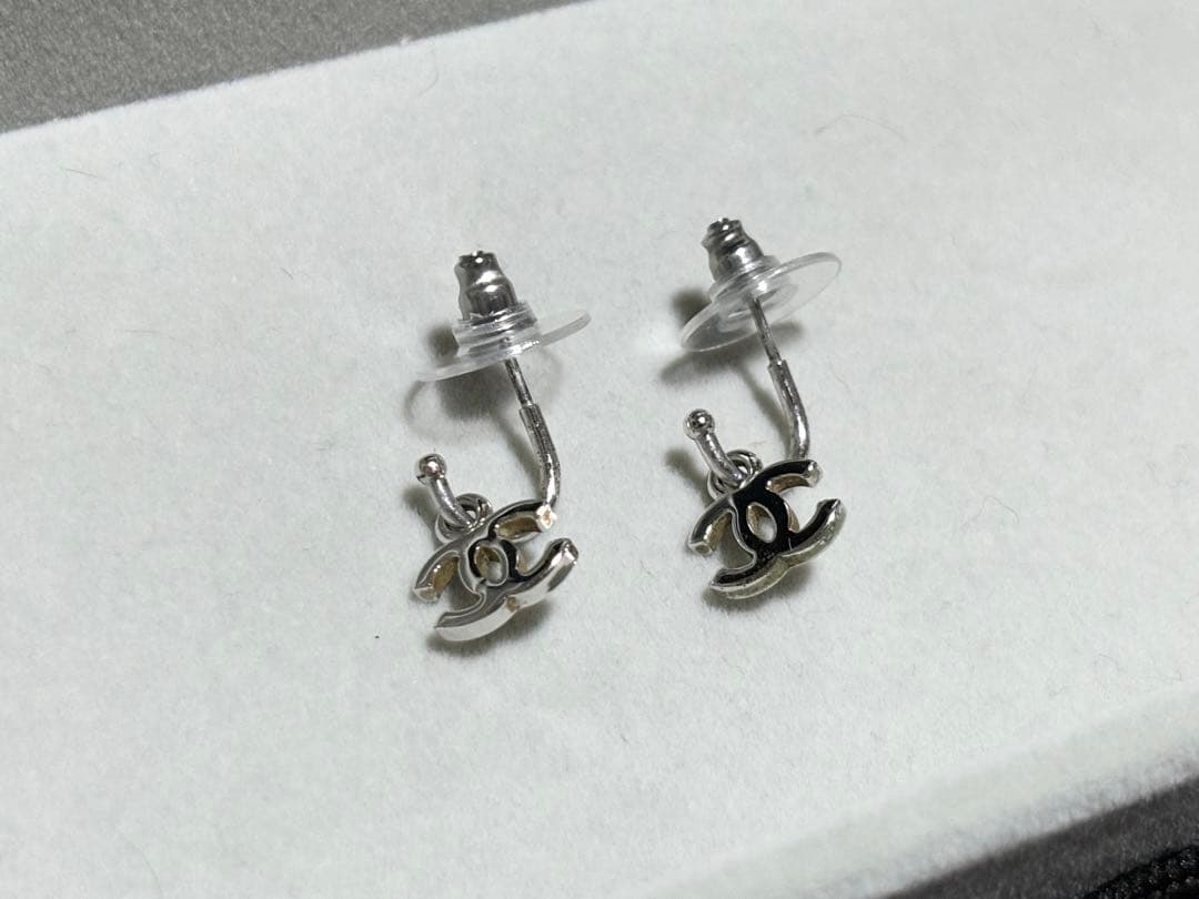 専用　CHANEL シャネル ココマーク アイコン フープ ピアス シルバー