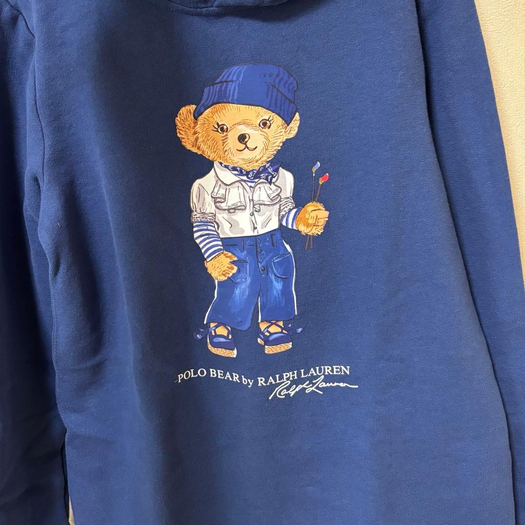 新品 ラルフローレン ポロベア パーカー スウェット ワンピース キッズ
