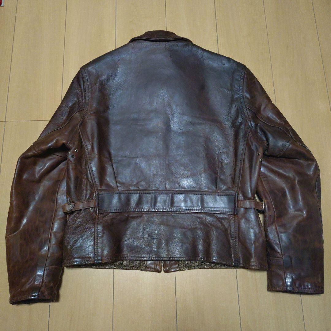 エアロレザー スコットランド製 ホースハイド ハーフベルト ハーフベルテッド38