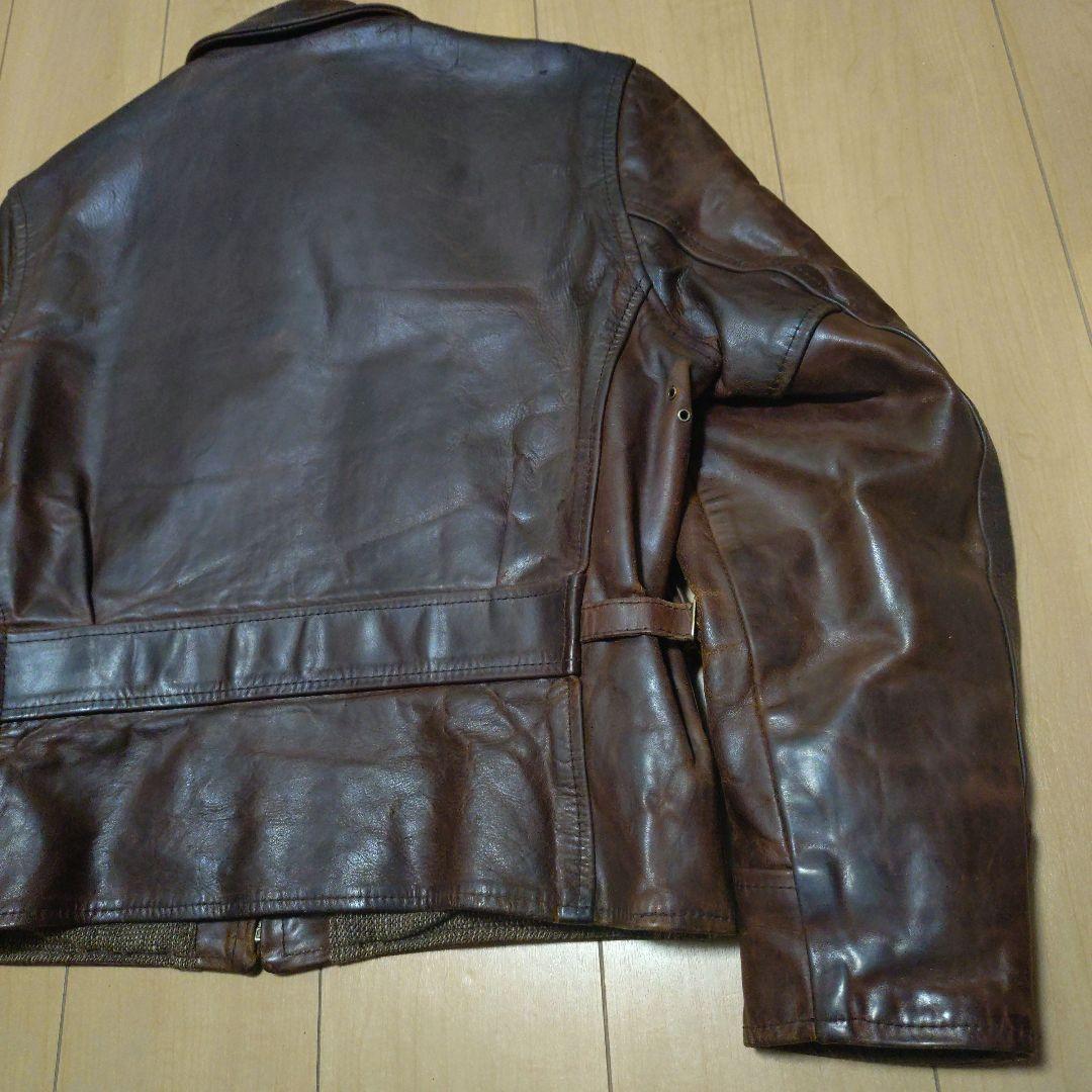 エアロレザー スコットランド製 ホースハイド ハーフベルト ハーフベルテッド38