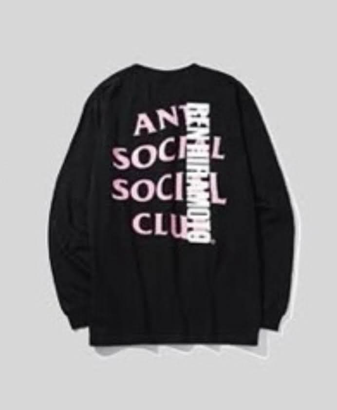 ANTI SOCIAL SOCIAL CLUB 平本蓮 ロングTシャツ 黒 L