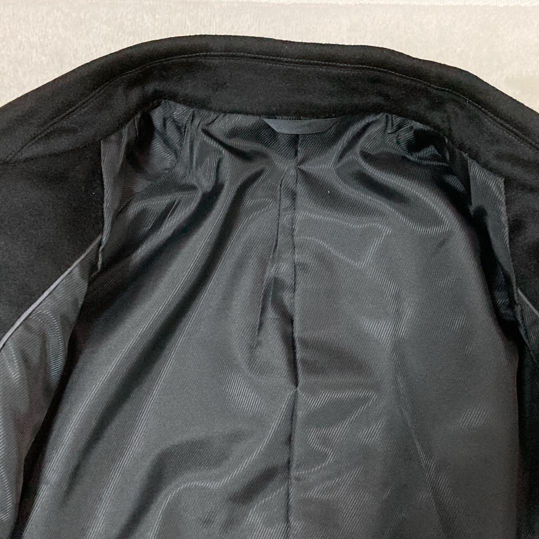 【新品】タグ付 D’URBAN ダーバン カシミヤ バルマカーンコート BK L