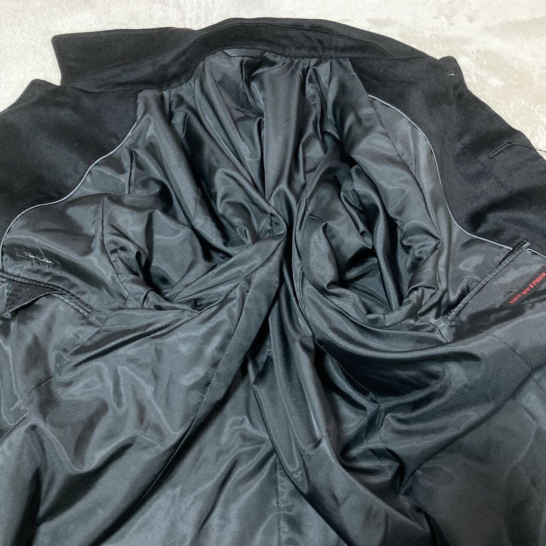 【新品】タグ付 D’URBAN ダーバン カシミヤ バルマカーンコート BK L