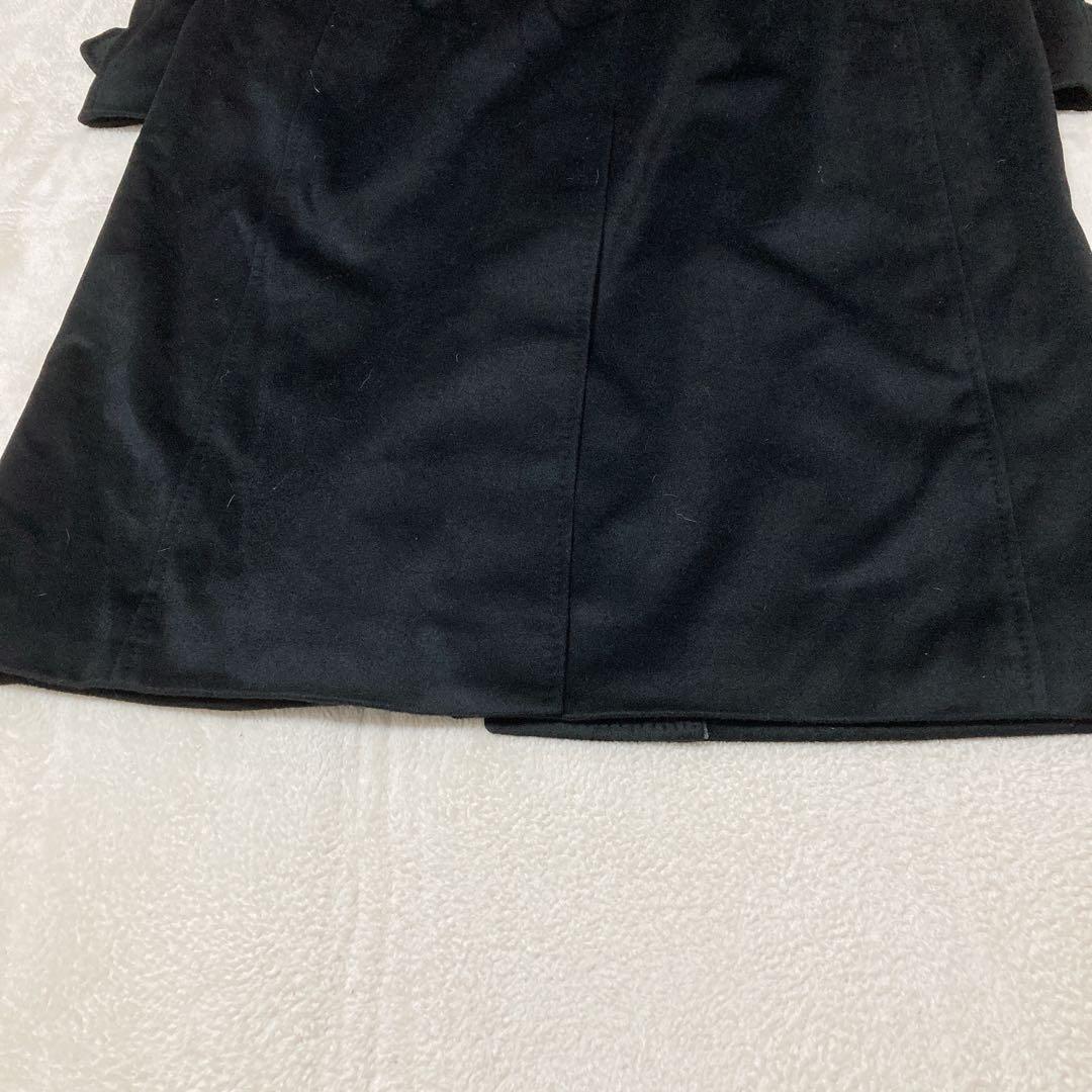 【新品】タグ付 D’URBAN ダーバン カシミヤ バルマカーンコート BK L