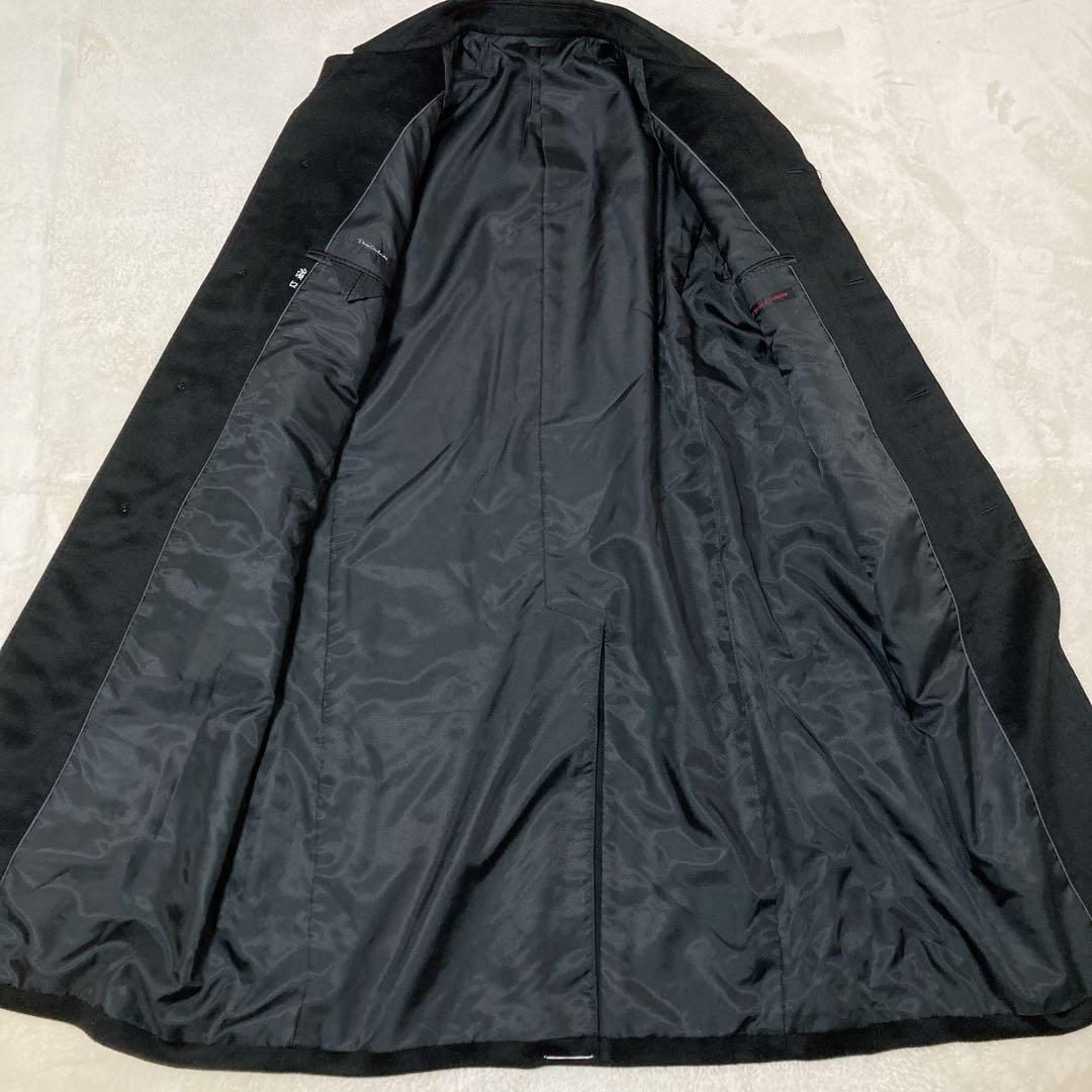 【新品】タグ付 D’URBAN ダーバン カシミヤ バルマカーンコート BK L