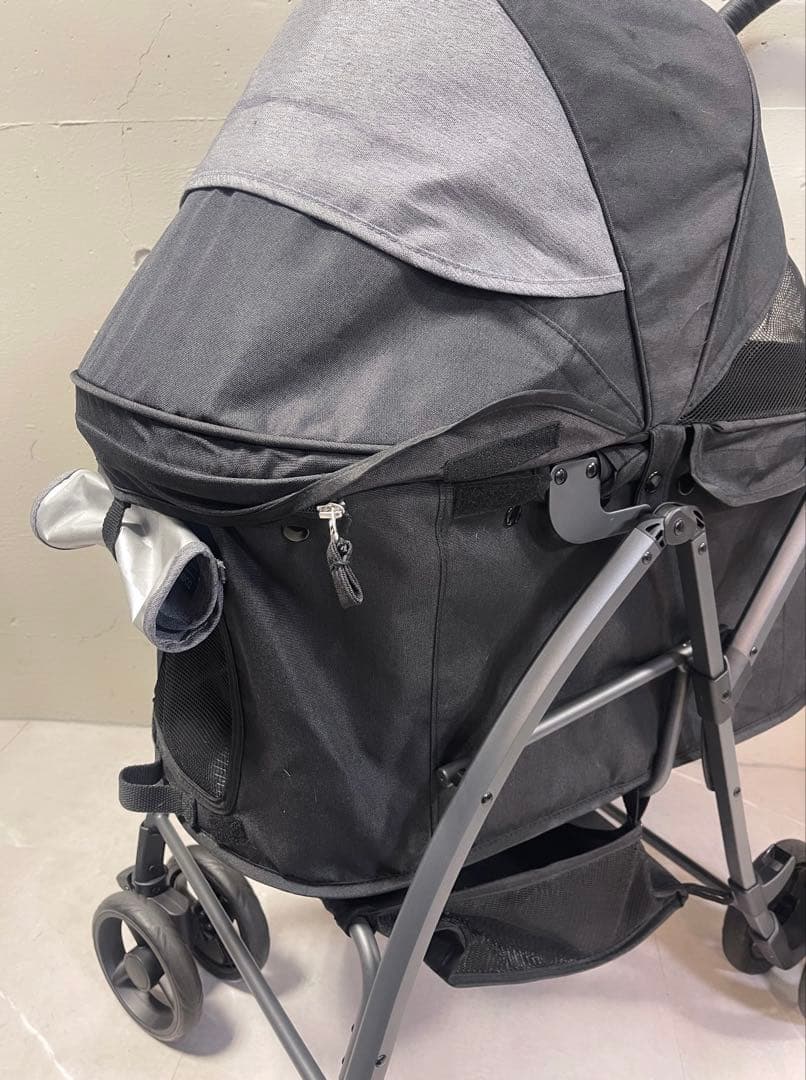 ペットパラダイス smooca スムーカ ペットカート ハンドフル 黒 美品
