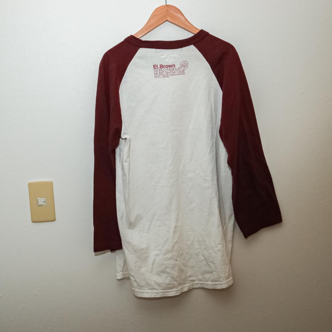 【美品】El.Brown PASS THE MIC Mサイズ 七分袖カットソー