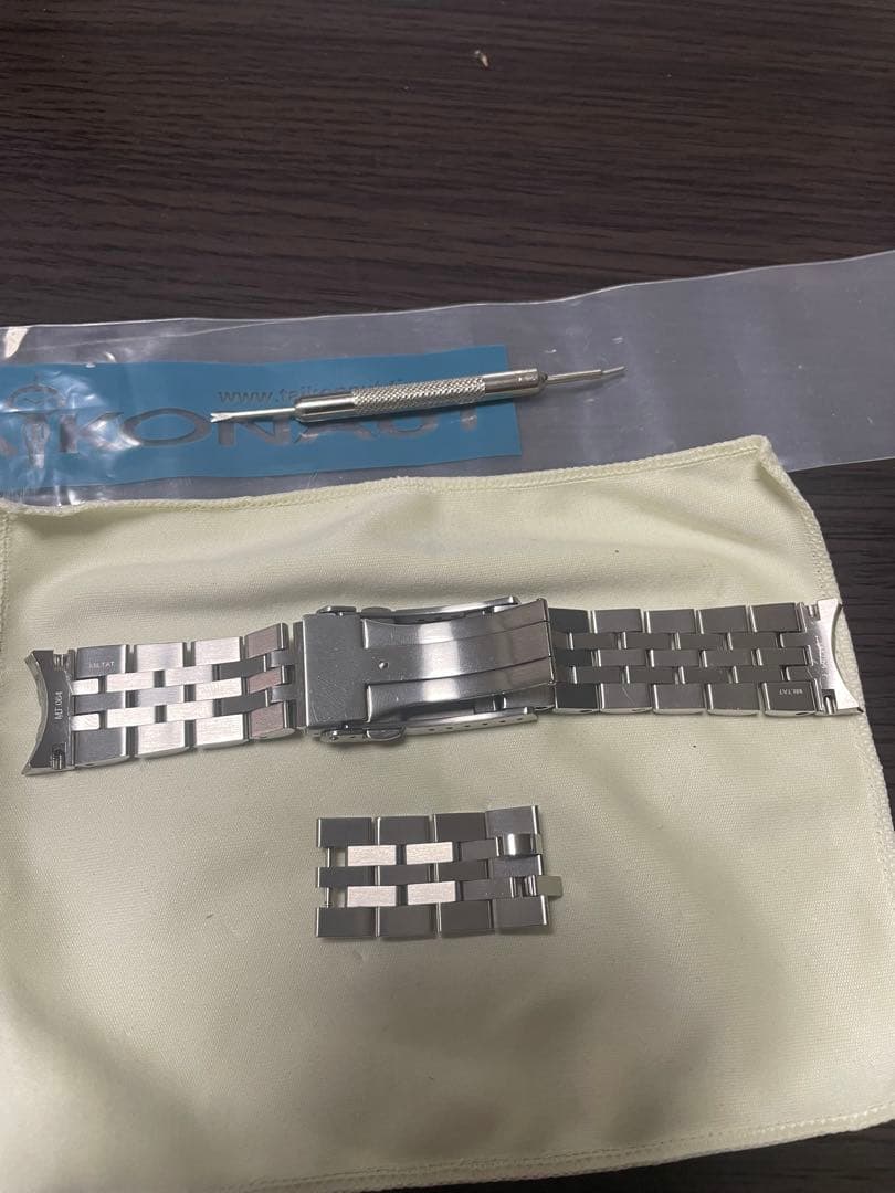 タイコノート miltat ジュビリーブレス 20mm SEIKO等汎用