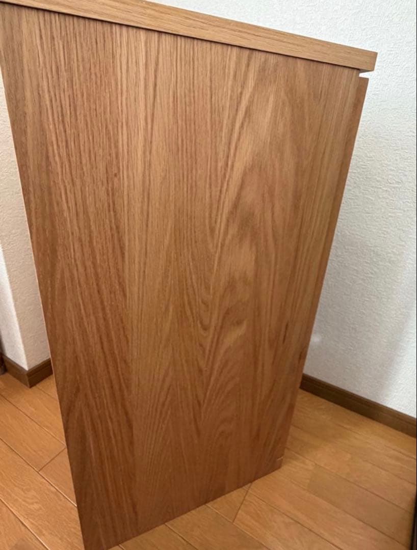 無印良品 木製ガラス扉キャビネット（廃盤品）