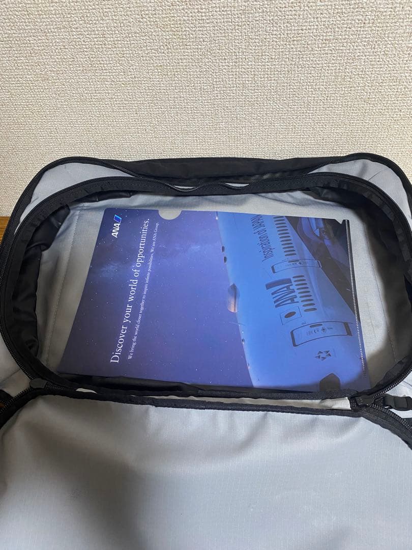 BLACK EMBER ナイロンボストンバッグ（黒）マチ拡張可能