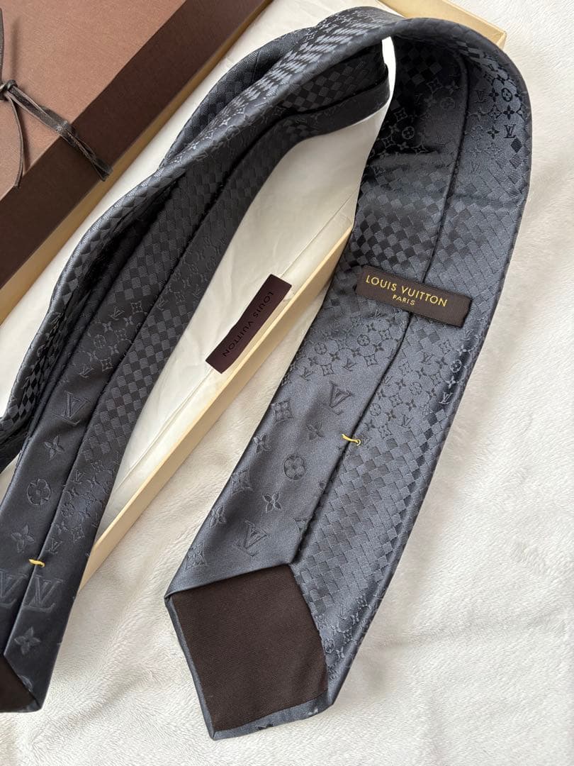 Louis Vuitton ブラック ネクタイ