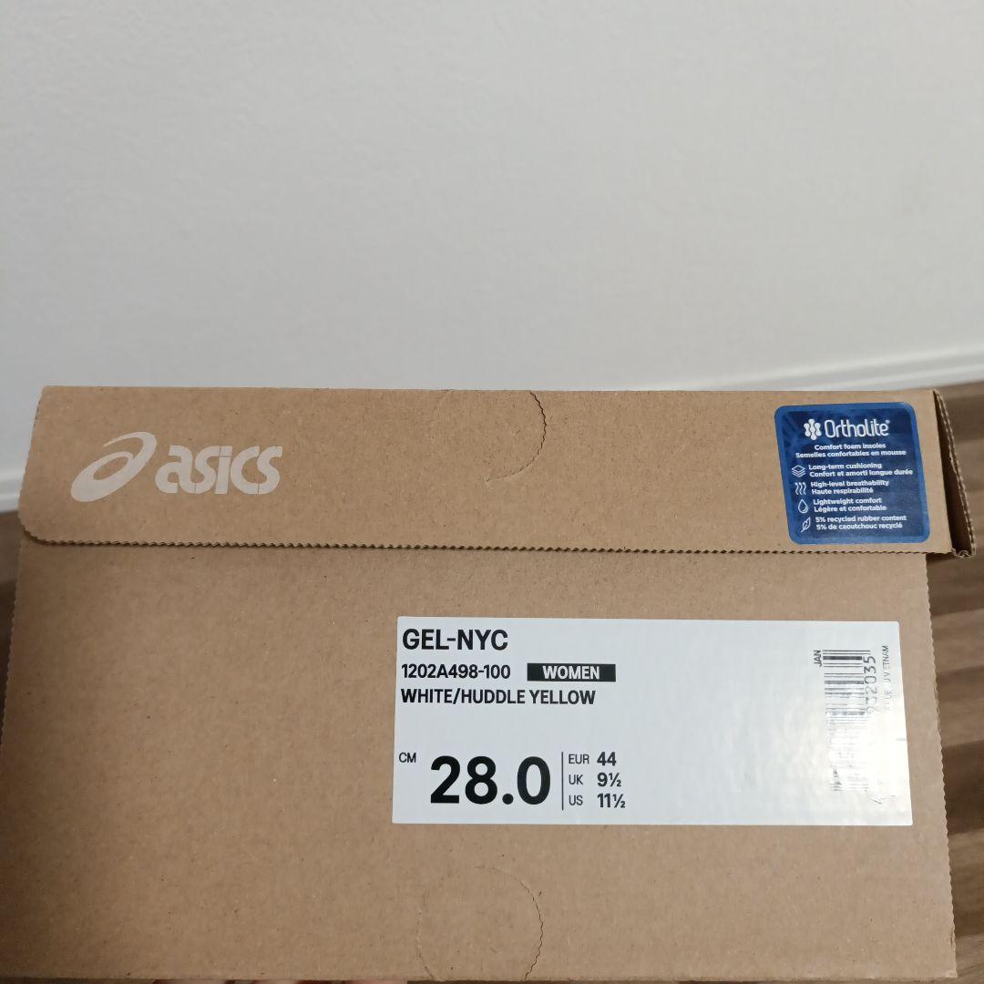 k*t様 ASICS for emmi GEL-NYC WHITE/YELLOW