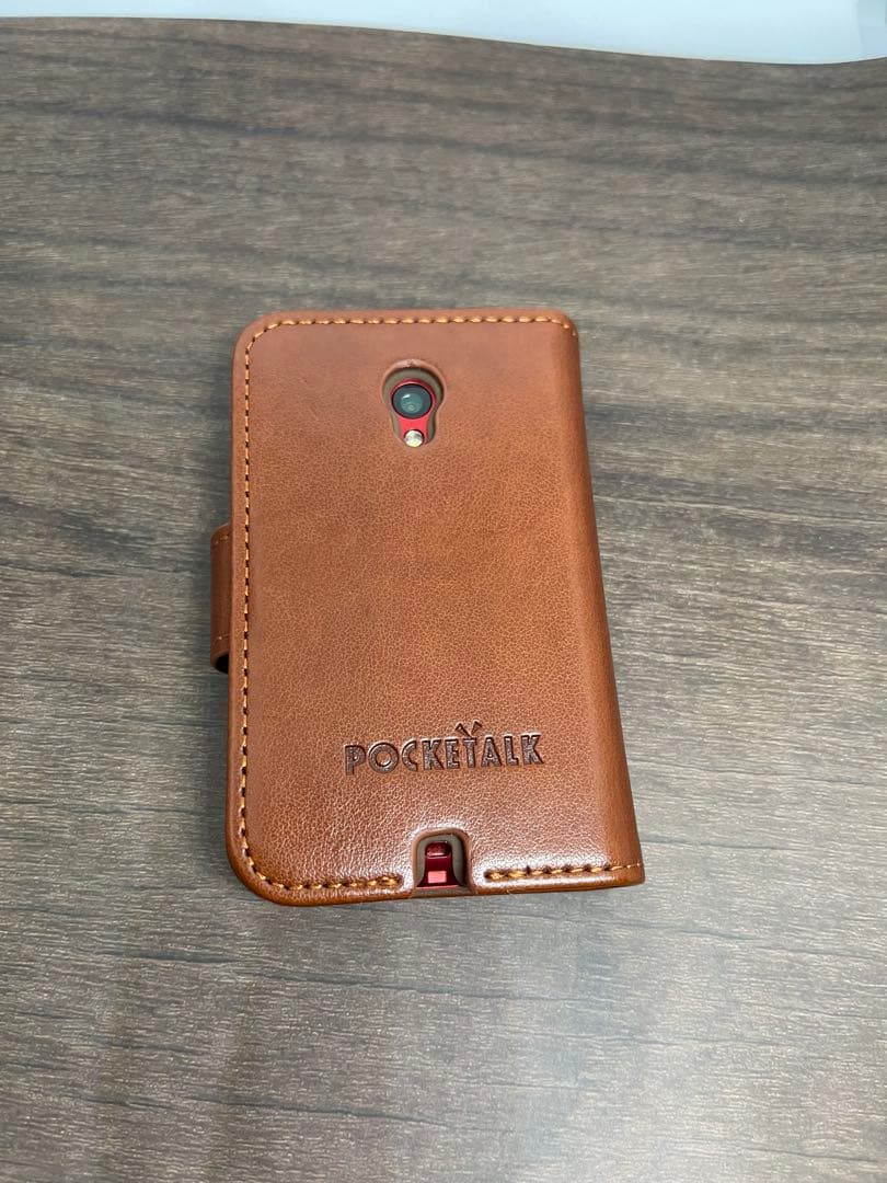 POCKETALK 翻訳機 レッド 本体と付属品