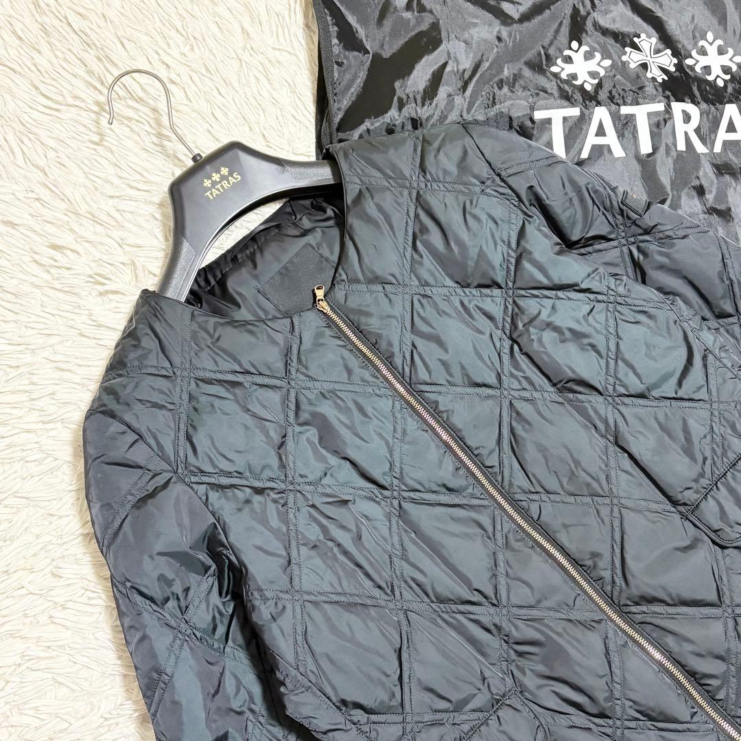極美品✨TATRAS CERCIDIA ダウンジャケット キルティング 黒 03