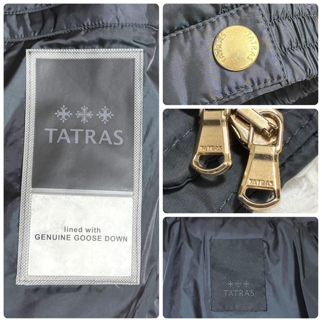 極美品✨TATRAS CERCIDIA ダウンジャケット キルティング 黒 03