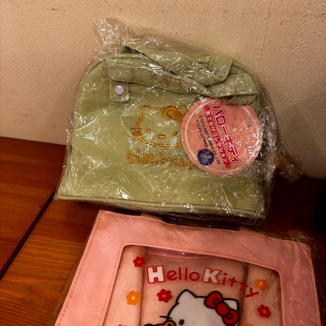 90s ハローキティ エナメルバッグ カップ等まとめ