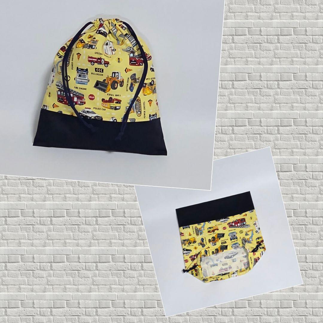 リアル働く車イエロー！！幼稚園小学校入園入学６点セット！