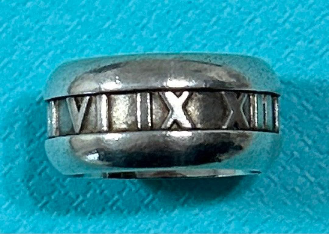 TIFFANY&Co. アトラス リング 925 約8号 純正巾着付