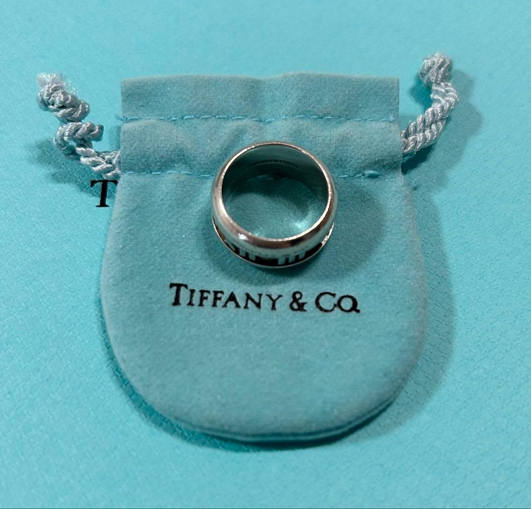 TIFFANY&Co. アトラス リング 925 約8号 純正巾着付
