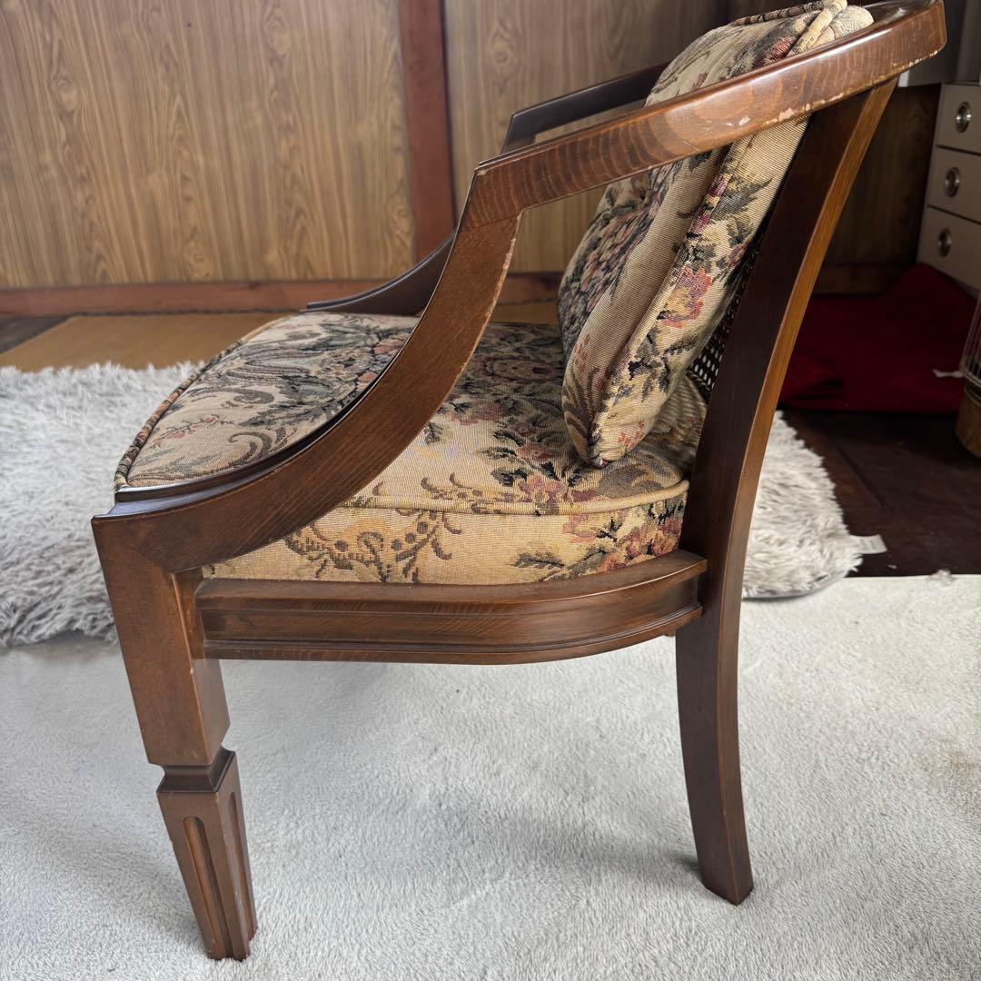 美品★最高級アームチェア★カリモクdomani/ドマーニ 4脚セット　椅子　④