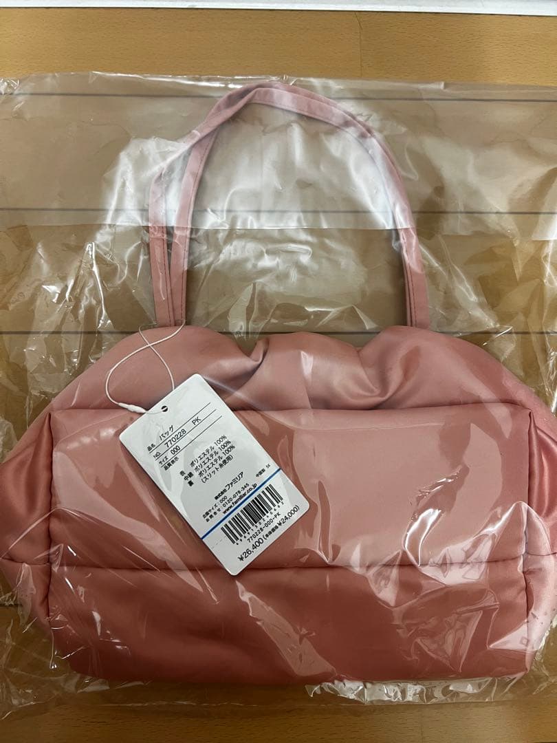 新品未使用⭐︎yori⭐︎ファミリア⭐︎コラボ　ピンク トートバッグ