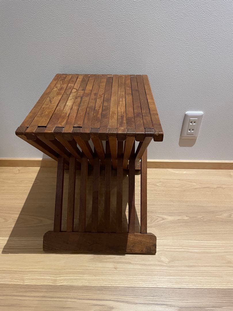 バリ島の木製ラック　棚　インテリア　バリティストウッドラック