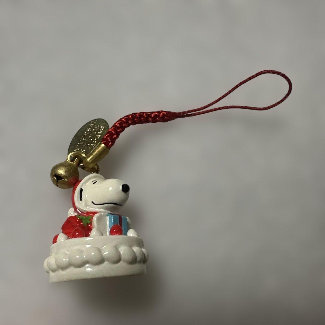 USJ限定　SNOOPY Xmasケーキストラップ レア