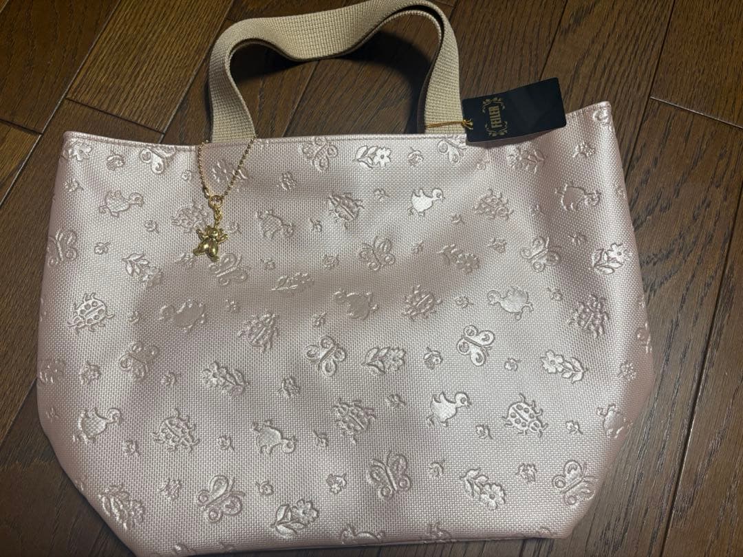 最終値下げ　フェイラー　ハイジ　エンボス加工　ピンク　トート大