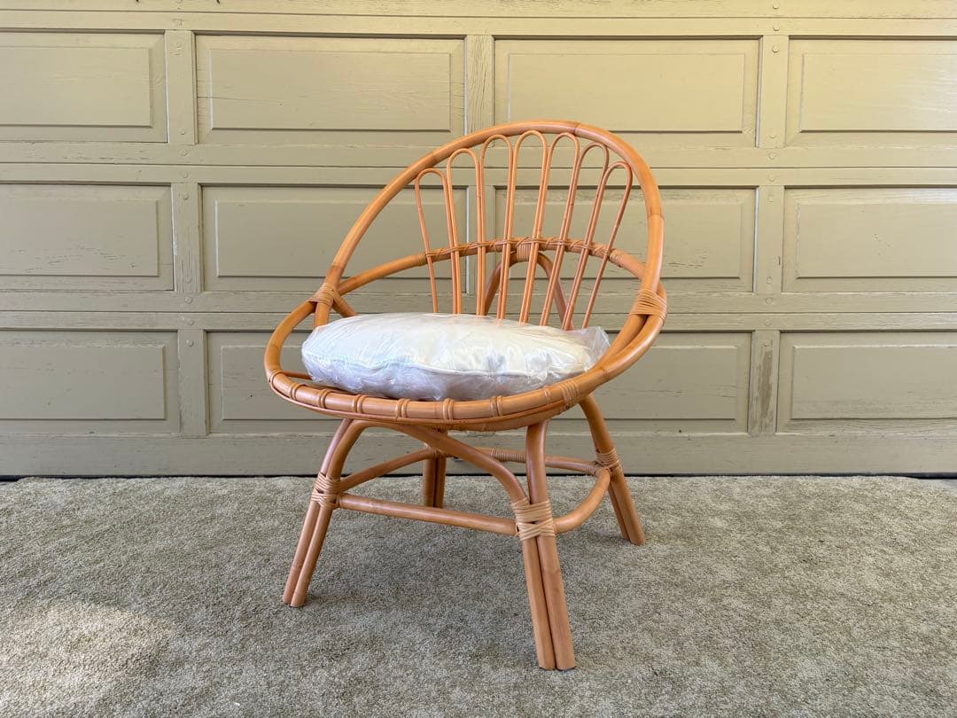 unico ウニコ CAGE カージュ ソファ 1シーター ラタンフレーム 美品