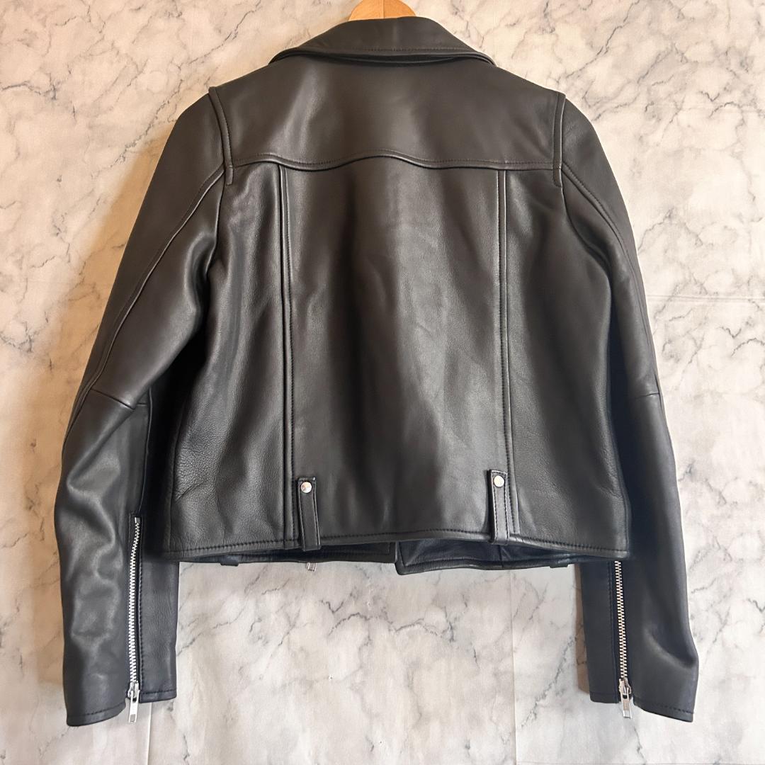 FRAY I.D フレイ アイディー ラムレザー ダブルライダースジャケット