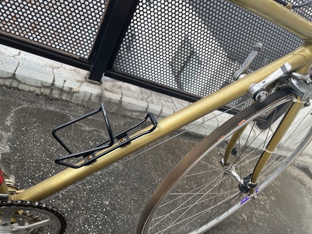 ブリヂストン製の可能性あり ピストバイク ゴールド TAクランク