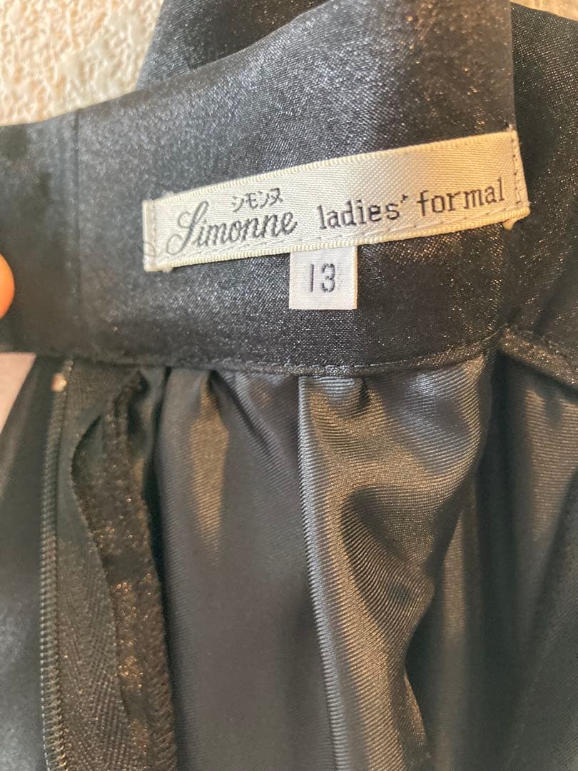 黒オーガンジーロングスカート演奏会用