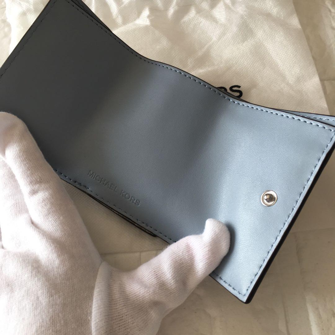 新品 マイケルコース MICHEAL KORS 財布 ホワイト ブルー