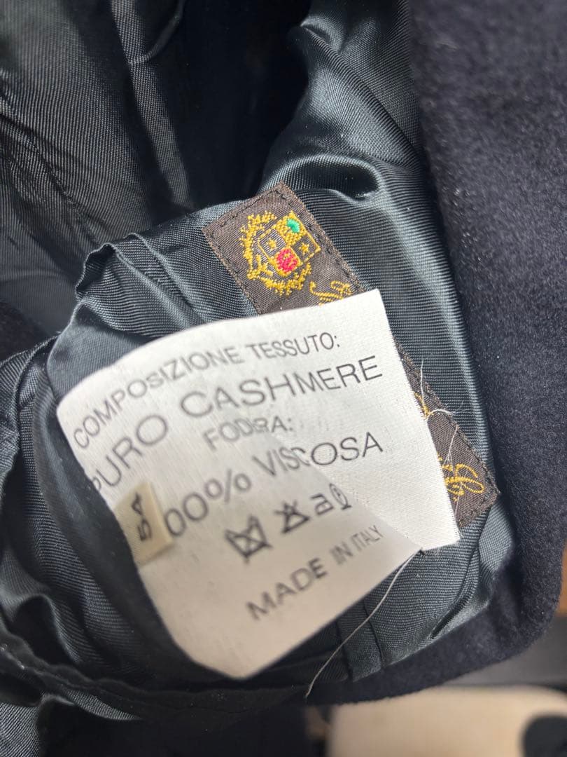 カシミヤ100% ロロピアーナ コート ロング L 高級生地 イタリア購入品