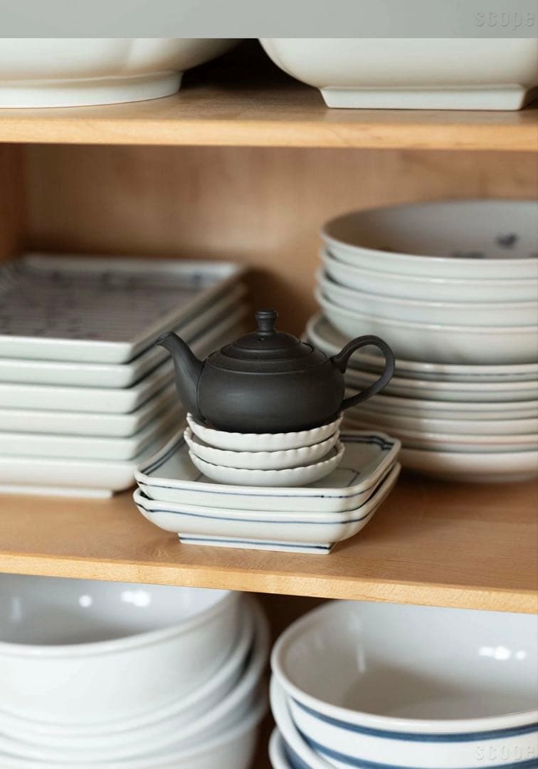 東屋 醤油差しNo.2 ＋　春菊七福神　scope